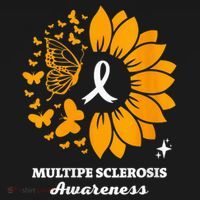 Multiple Sclerosis Warrior Awareness Sunflower Ribbon Tote Bag thumb 4
