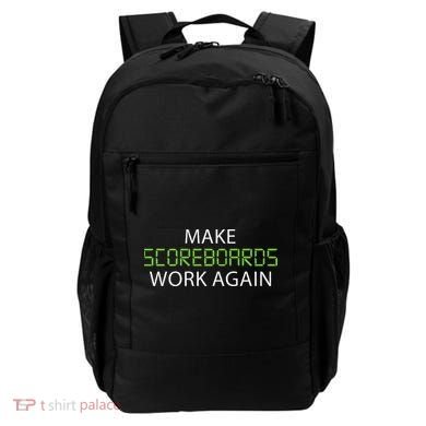 Make Scoreboards Work Again Baseball Premium Backpack