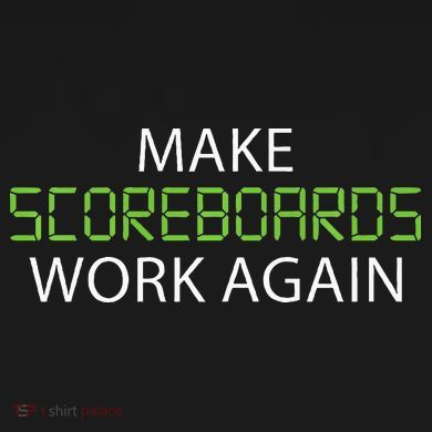 Make Scoreboards Work Again Baseball Premium Hooded Wearable Blanket