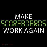 Make Scoreboards Work Again Baseball Premium Hooded Wearable Blanket thumb 2