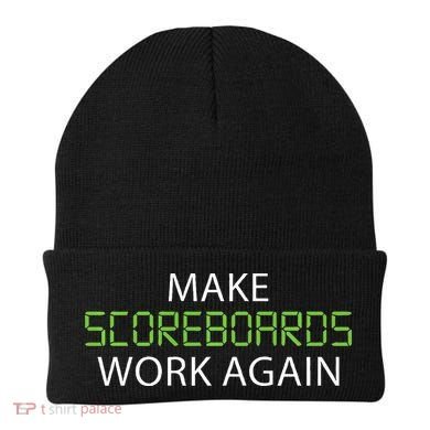 Make Scoreboards Work Again Baseball Premium Beanie