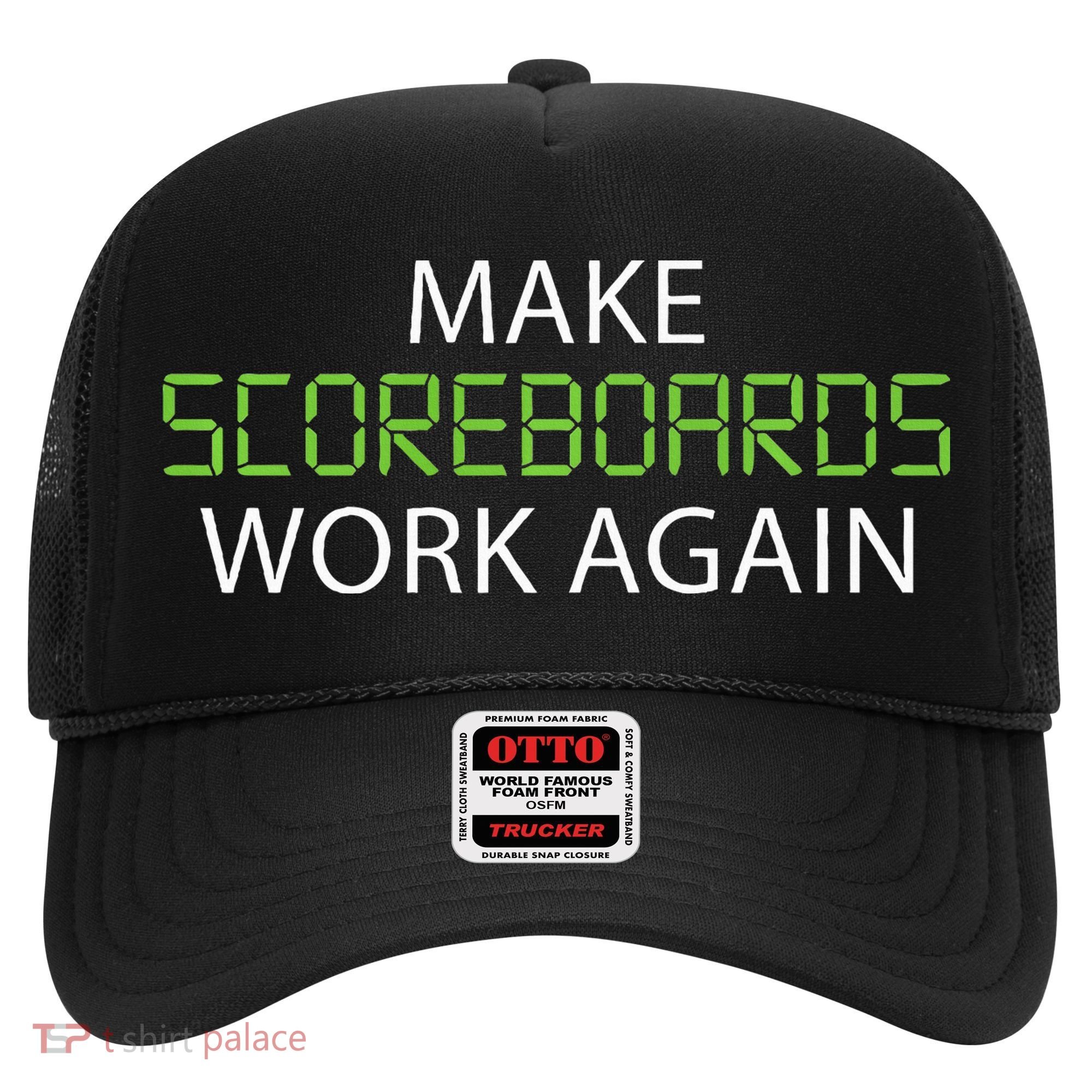 Make Scoreboards Work Again Baseball Premium Hat