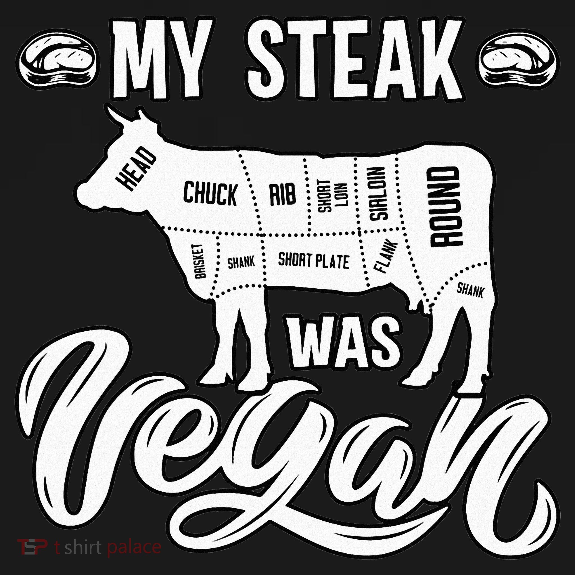 My Steak was Vegan Anti Vegan Meat Lover Funny Saying Sweatshirt