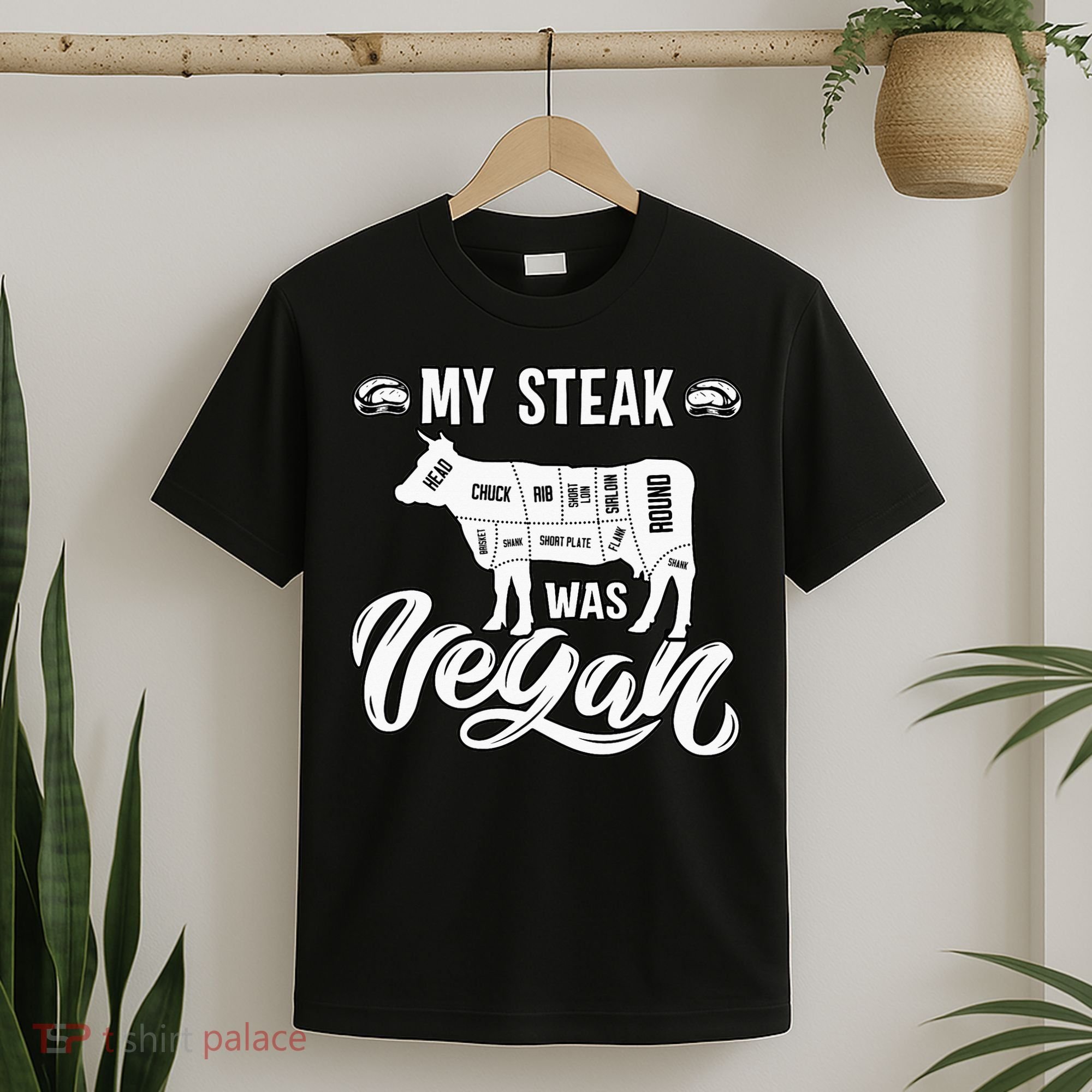 My Steak was Vegan Anti Vegan Meat Lover Funny Saying T-Shirt