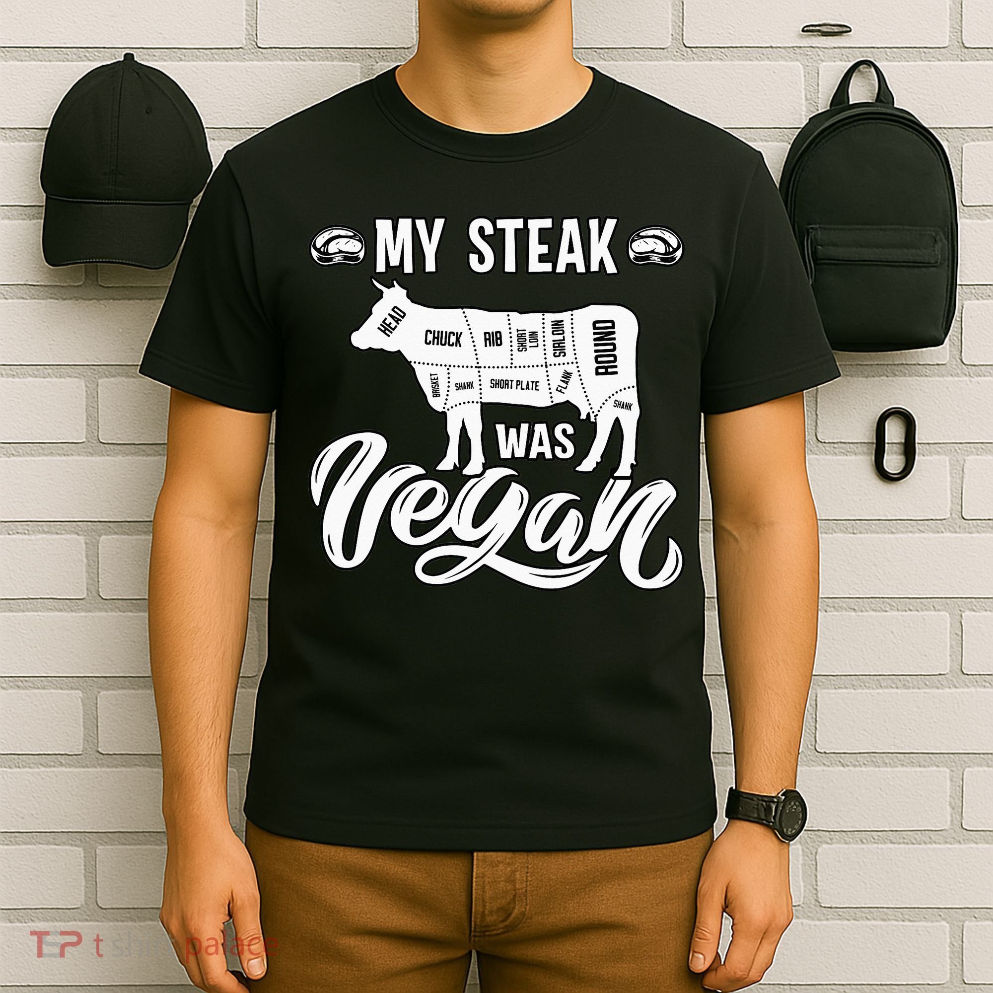 My Steak was Vegan Anti Vegan Meat Lover Funny Saying T-Shirt