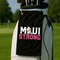 Maui Strong Wildfire Relief All Profits Will Be Donated Golf Towel thumb 2