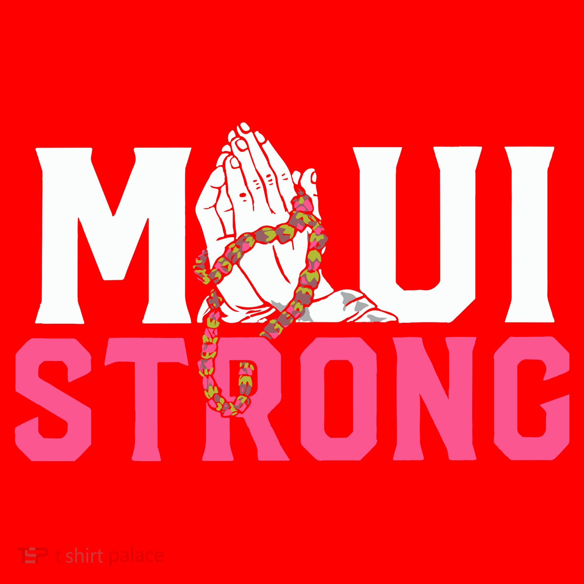 Maui Strong Wildfire Relief All Profits Will Be Donated Santa Hat