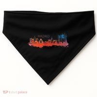 Madrid Skyline Watercolour Spain Souvenir Gift USA-Made Doggie Bandana thumb 0