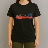 Madrid Skyline Watercolour Spain Souvenir Gift T-Shirt thumb 4