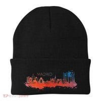 Madrid Skyline Watercolour Spain Souvenir Gift Beanie thumb 0