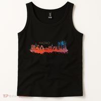 Madrid Skyline Watercolour Spain Souvenir Gift Tank Top thumb 2