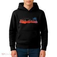 Madrid Skyline Watercolour Spain Souvenir Gift Kids Hoodie thumb 4