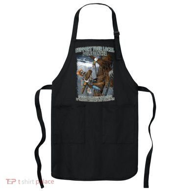 Mens Support Your Local Pole Dancer Lineman Apron