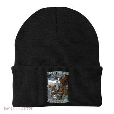 Mens Support Your Local Pole Dancer Lineman Beanie