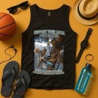 Mens Support Your Local Pole Dancer Lineman Tank Top thumb 4