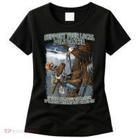 Mens Support Your Local Pole Dancer Lineman Women's T-Shirt thumb 0