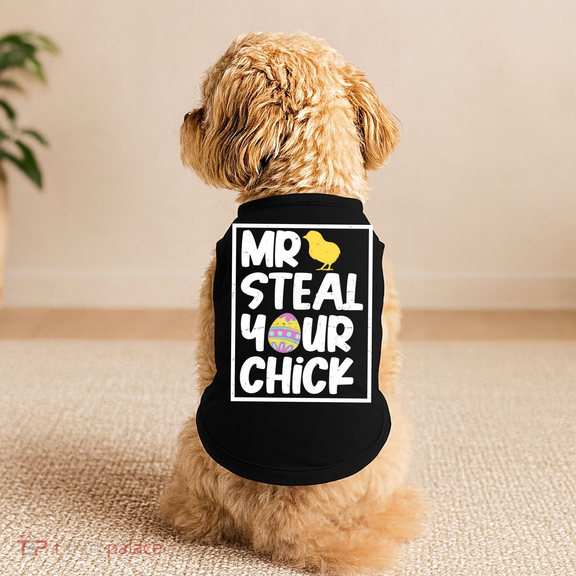 Mr Steal Your Chick Funny Chicken Egg Doggie Tank