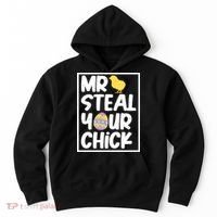 Mr Steal Your Chick Funny Chicken Egg Hoodie thumb 0