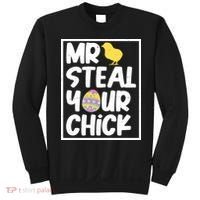 Mr Steal Your Chick Funny Chicken Egg Sweatshirt thumb 0