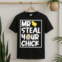 Mr Steal Your Chick Funny Chicken Egg T-Shirt thumb 2