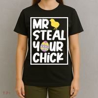 Mr Steal Your Chick Funny Chicken Egg T-Shirt thumb 4