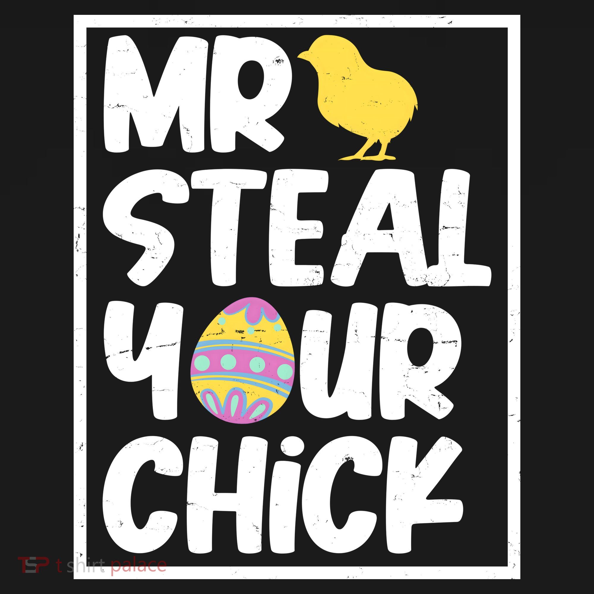 Mr Steal Your Chick Funny Chicken Egg Button