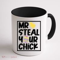 Mr Steal Your Chick Funny Chicken Egg Coffee Mug thumb 1