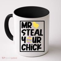 Mr Steal Your Chick Funny Chicken Egg Coffee Mug thumb 0