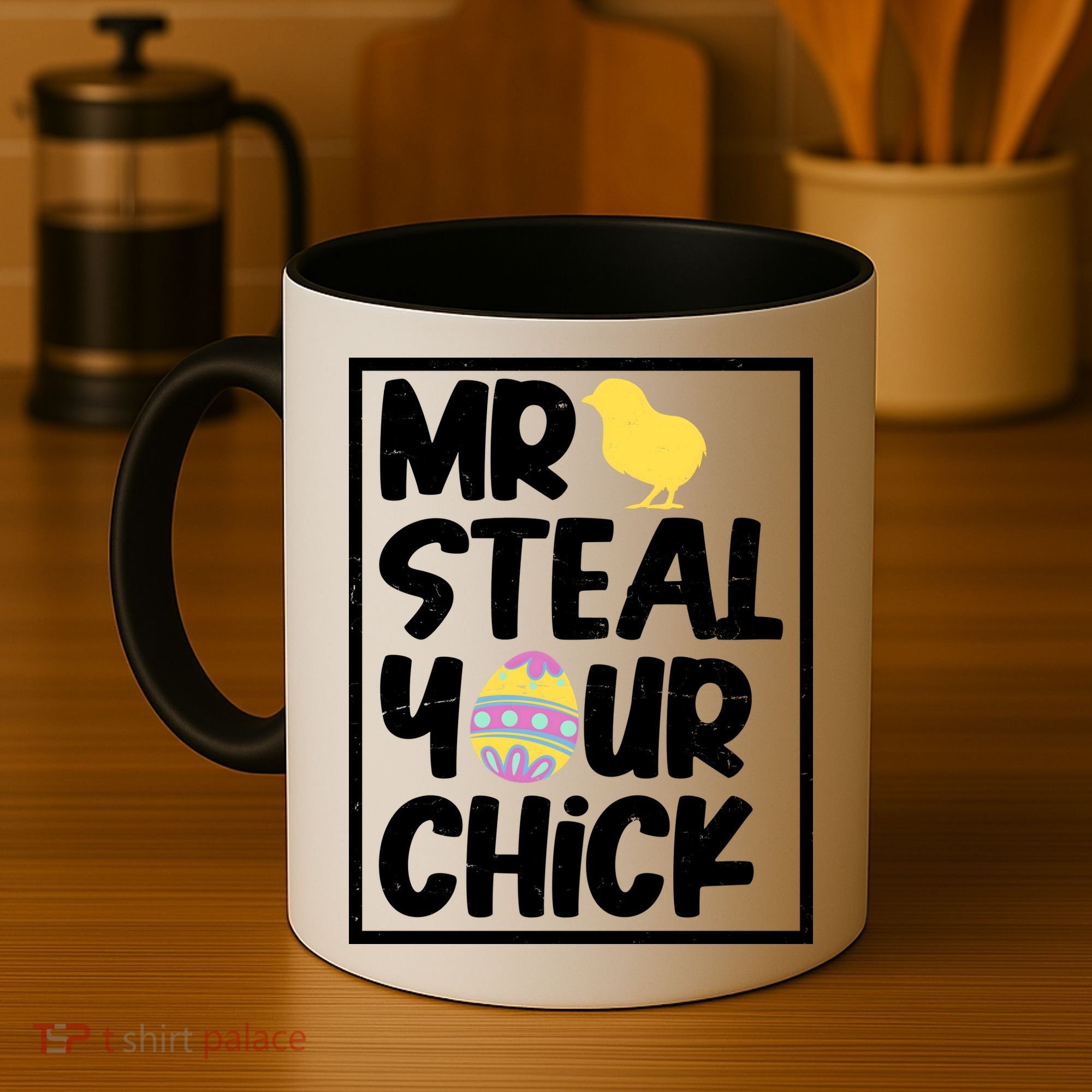 Mr Steal Your Chick Funny Chicken Egg Coffee Mug