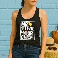 Mr Steal Your Chick Funny Chicken Egg Women's Tank Top thumb 2