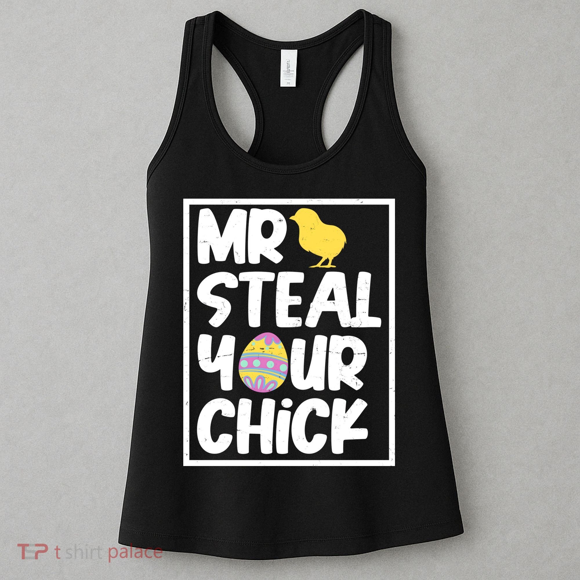 Mr Steal Your Chick Funny Chicken Egg Women's Tank Top