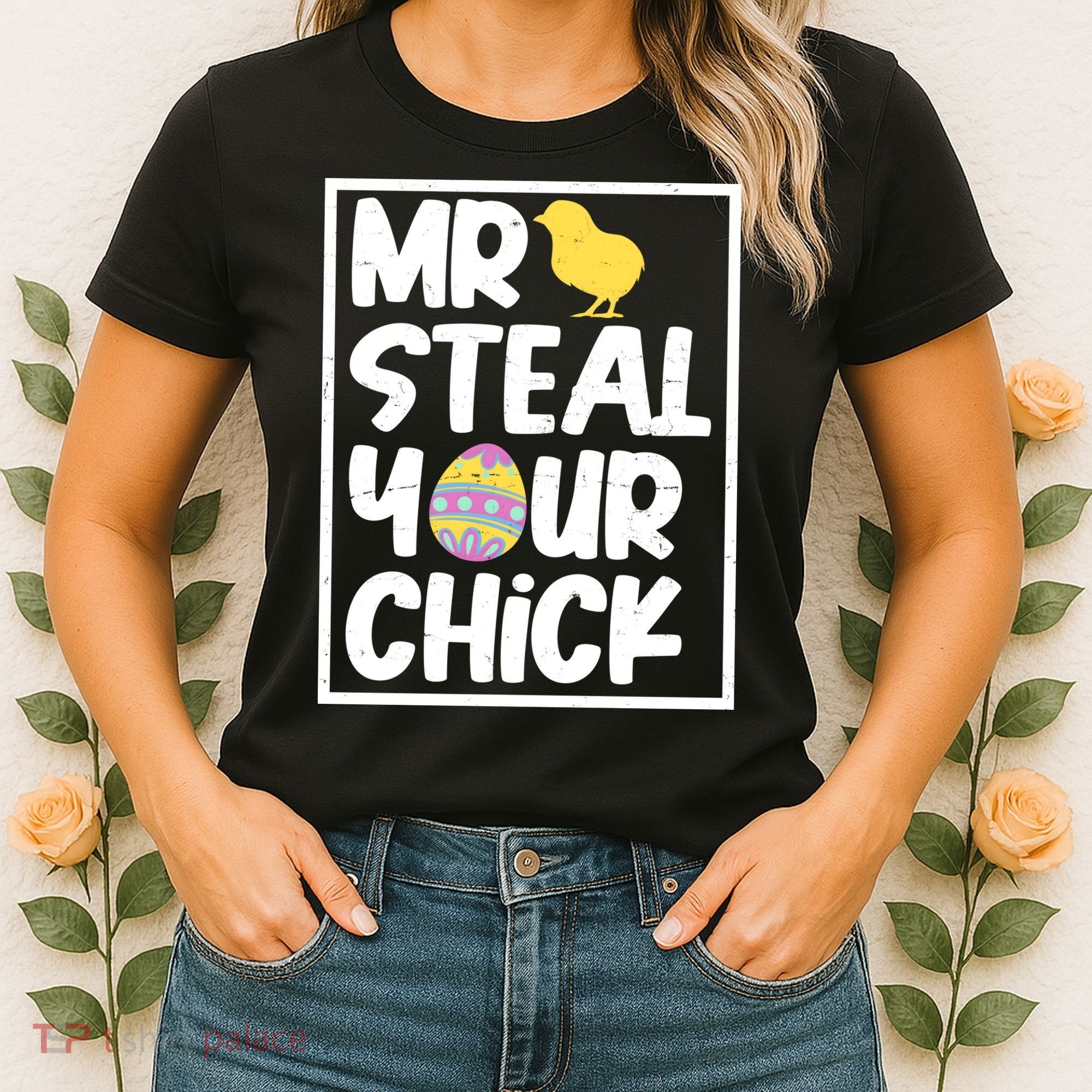 Mr Steal Your Chick Funny Chicken Egg Women's T-Shirt