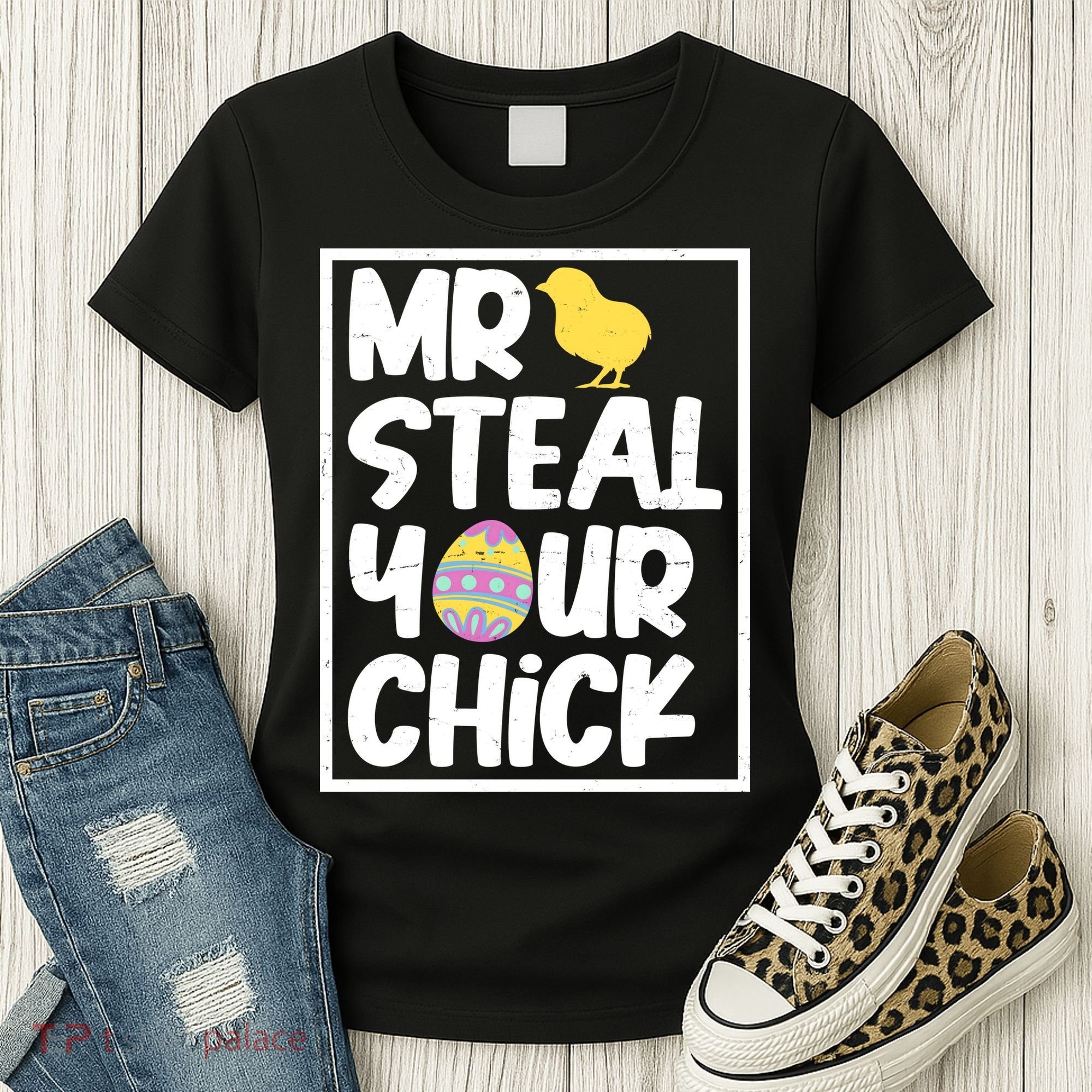Mr Steal Your Chick Funny Chicken Egg Women's T-Shirt