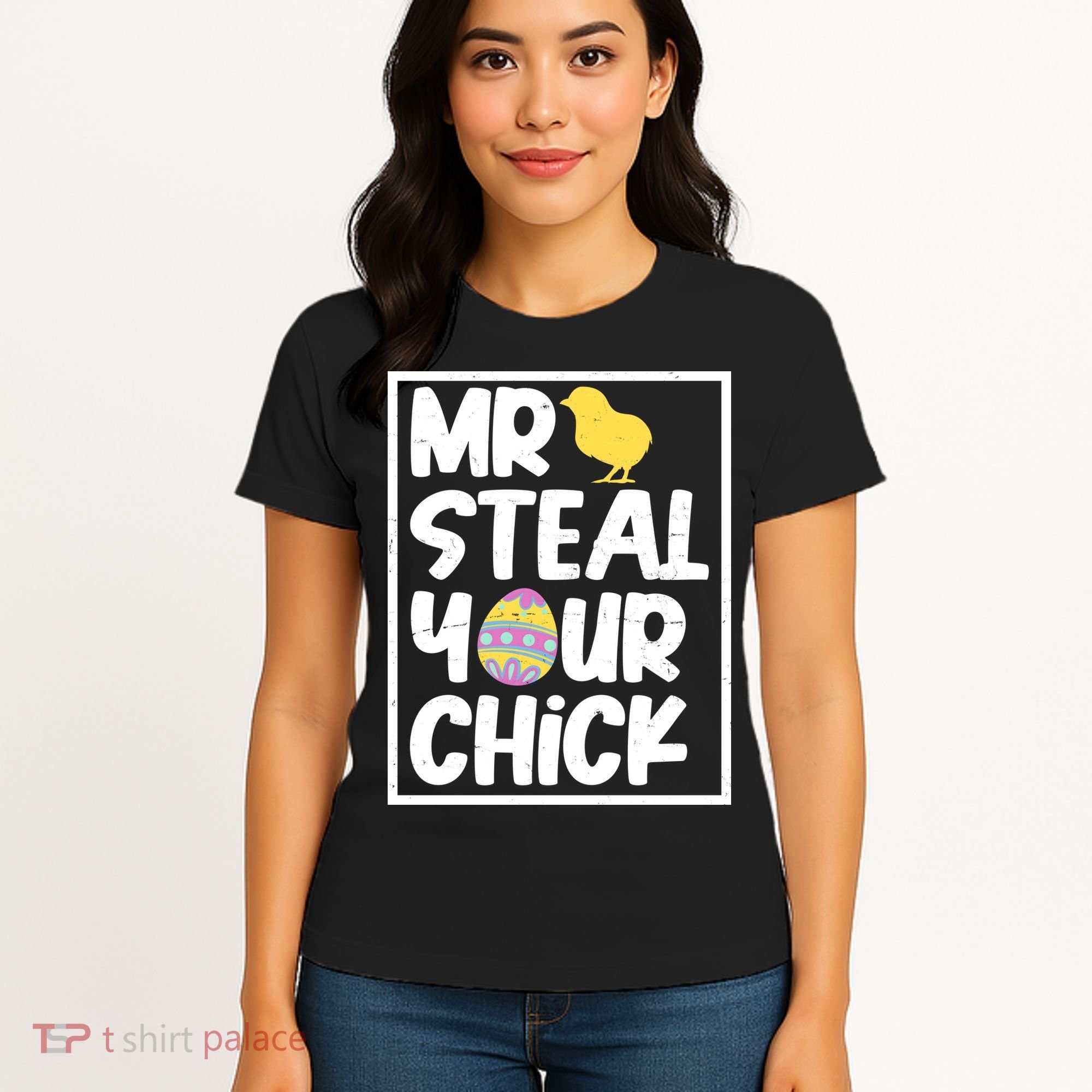 Mr Steal Your Chick Funny Chicken Egg Women's T-Shirt