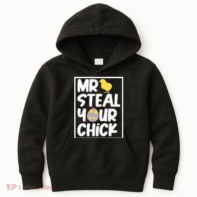 Mr Steal Your Chick Funny Chicken Egg Kids Hoodie