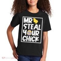 Mr Steal Your Chick Funny Chicken Egg Kids T-Shirt thumb 2