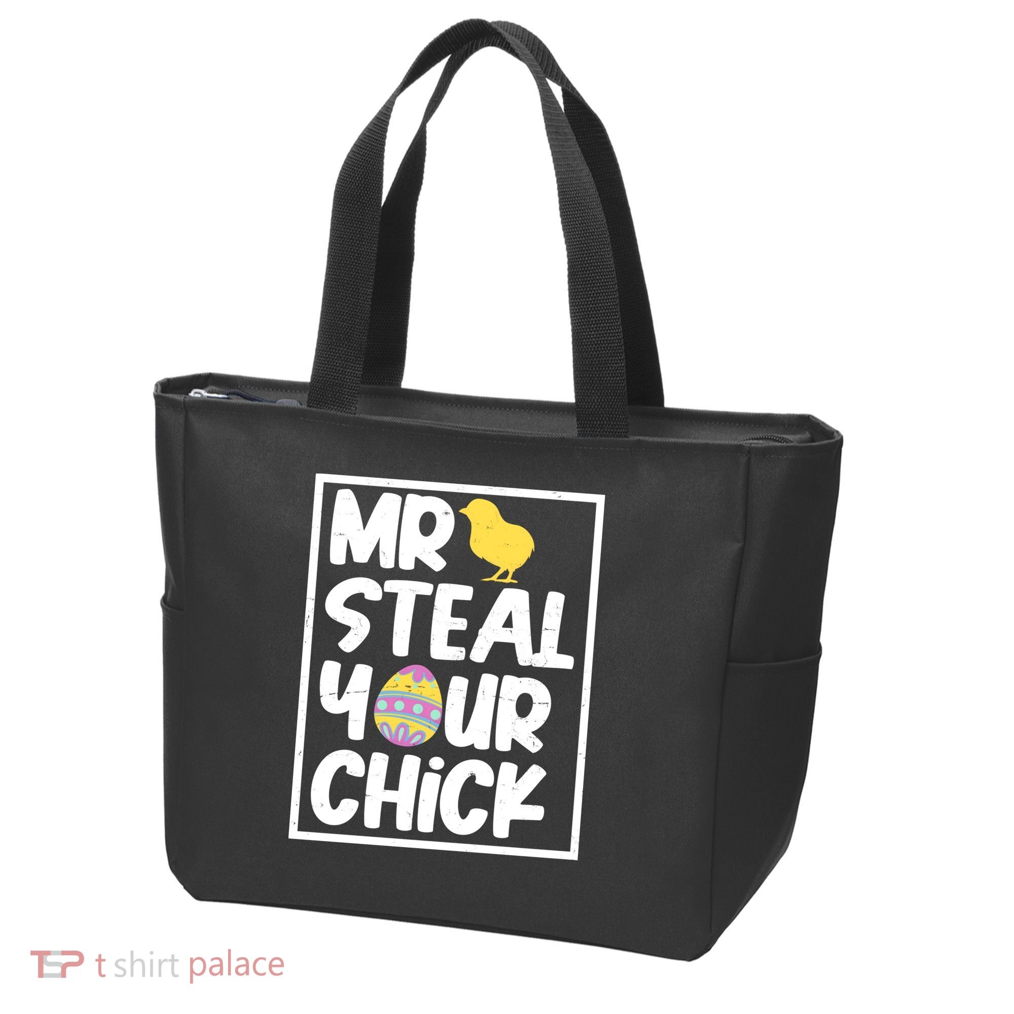 Mr Steal Your Chick Funny Chicken Egg Tote Bag