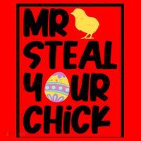 Mr Steal Your Chick Funny Chicken Egg Santa Hat thumb 1