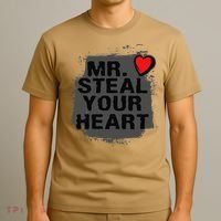 Mr. Steal Your Heart Valentine's Days Son Gifts T-Shirt thumb 3