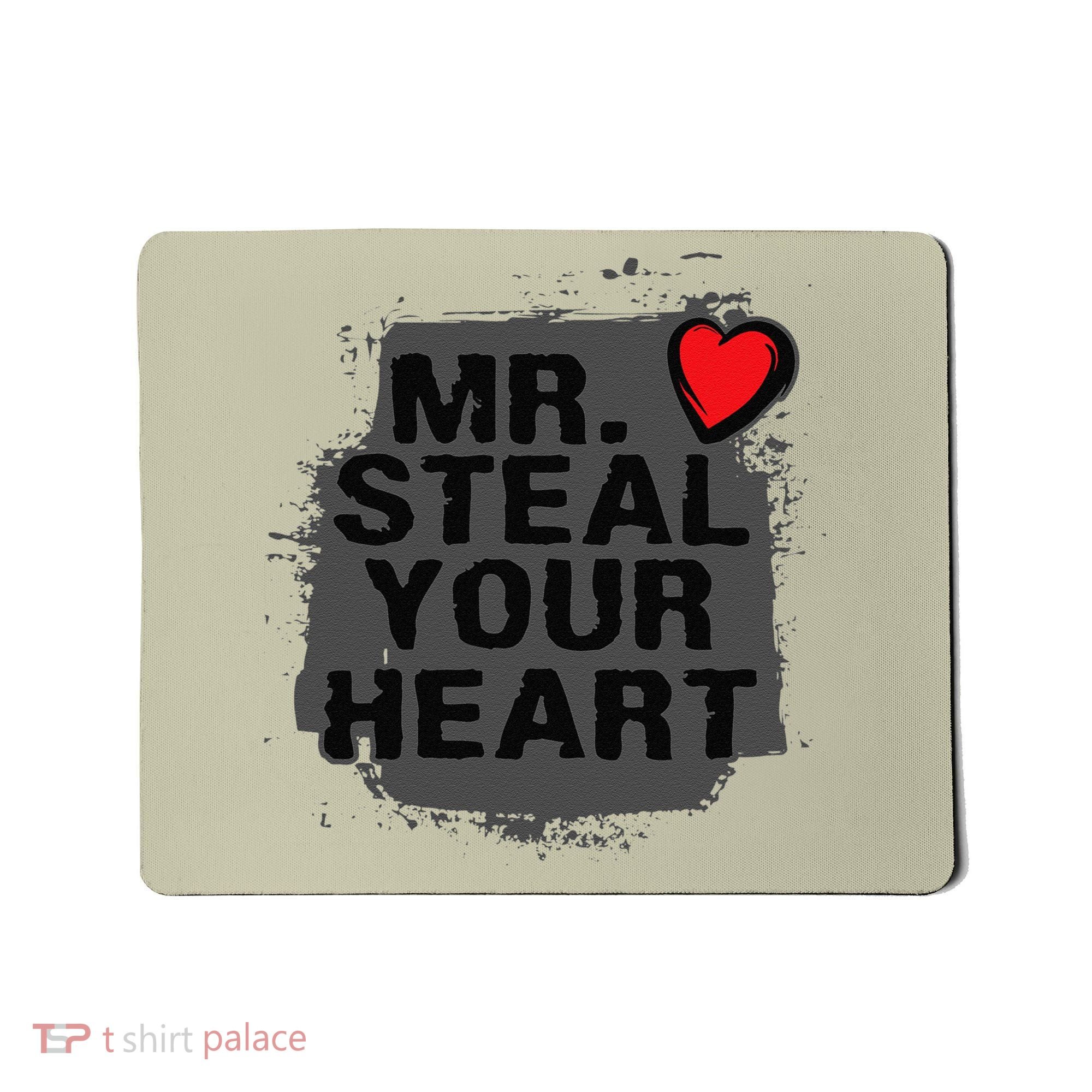 Mr. Steal Your Heart Valentine's Days Son Gifts Mousepad