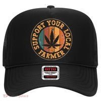 Marijuana Support Your Local Farmer Cannabis Grower Hat thumb 0