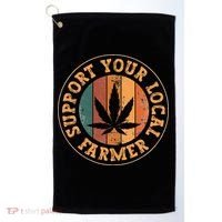 Marijuana Support Your Local Farmer Cannabis Grower Golf Towel thumb 0
