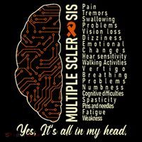 Multiple Sclerosis Yes It's All In My Head Brain Circuit Bucket Hat thumb 4