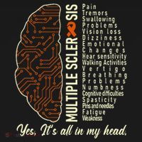 Multiple Sclerosis Yes It's All In My Head Brain Circuit Pajama Set thumb 2