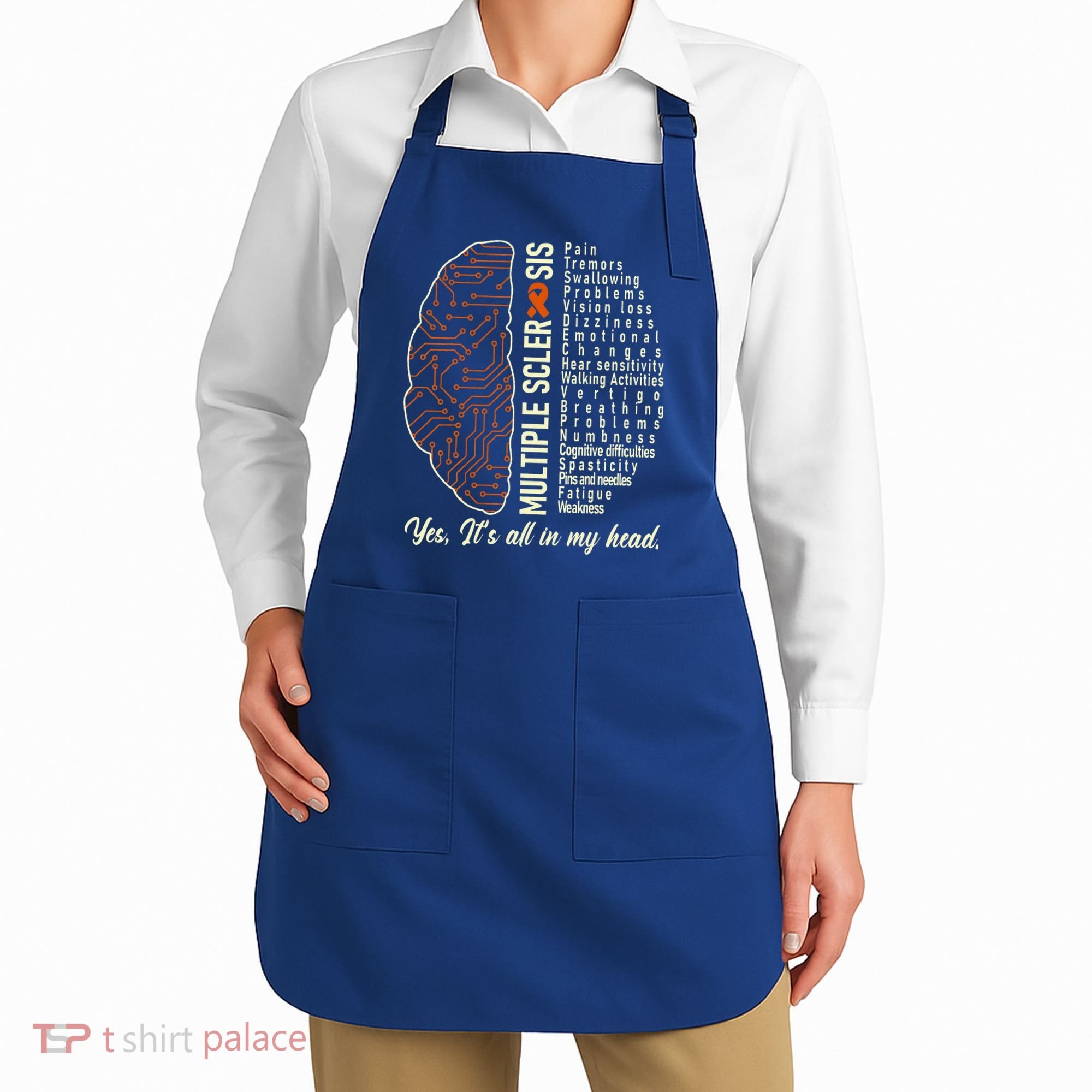 Multiple Sclerosis Yes It's All In My Head Brain Circuit Apron