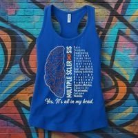 Multiple Sclerosis Yes It's All In My Head Brain Circuit Women's Tank Top thumb 3