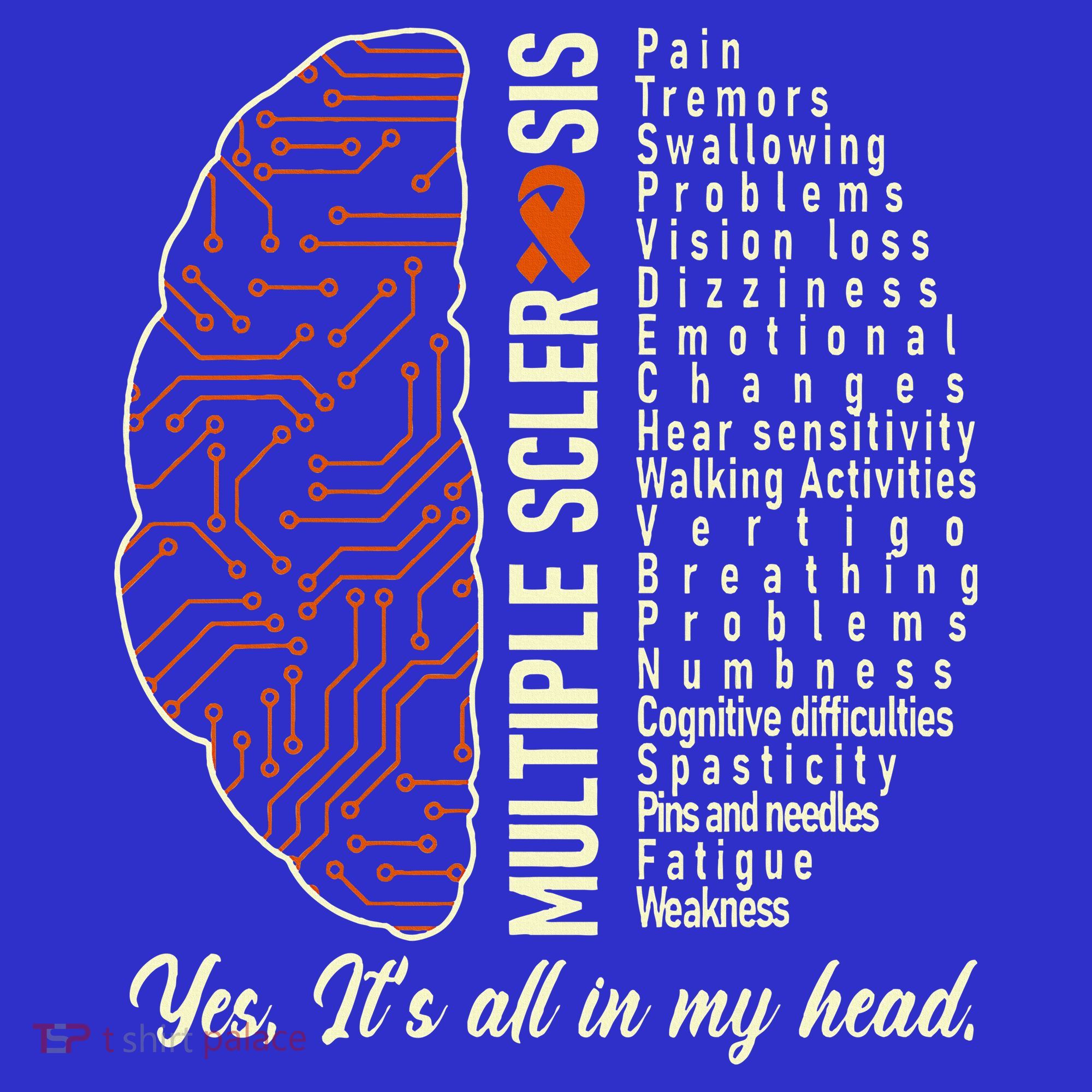 Multiple Sclerosis Yes It's All In My Head Brain Circuit Visor