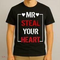 Mr. Steal Your Heart Valentines Day T-Shirt thumb 3
