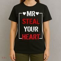 Mr. Steal Your Heart Valentines Day T-Shirt thumb 4