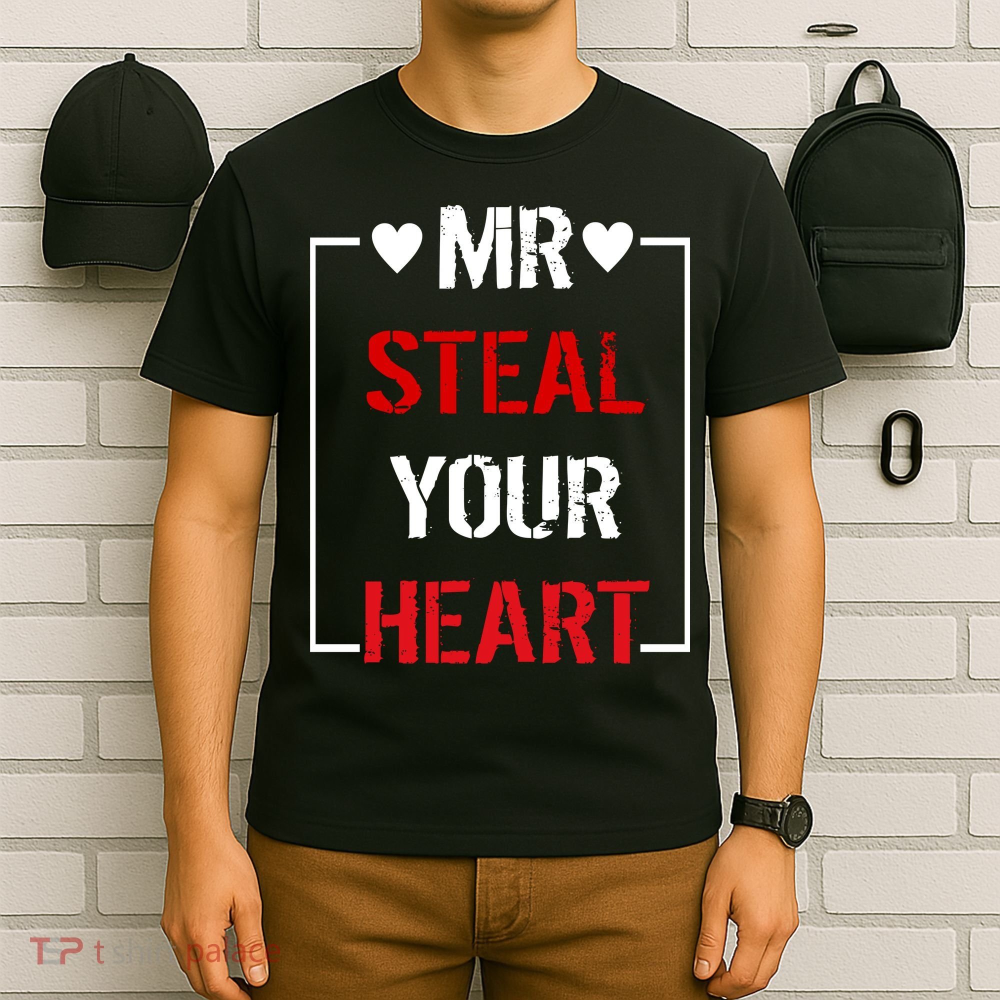 Mr. Steal Your Heart Valentines Day T-Shirt